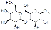 甲基 4-O-BETA-D-吡喃葡萄糖基-BETA-D-吡喃葡萄糖苷 结构式