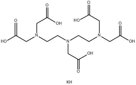 N,N-双[双2-[(羧甲基)氨基]乙基]甘氨酸五钾盐 结构式