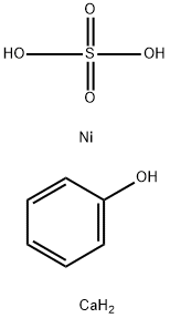 硫酸镍、硫化苯酚钙的反应产物 结构式