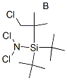 trichloro[1,1,1-tri-tert-butylsilylamine]boron 结构式