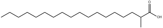 2-甲基十八烷酸 结构式