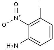 3-碘-2-硝基苯胺 结构式