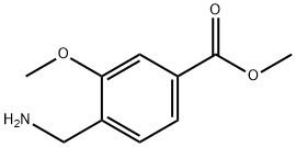 4-(氨甲基)-3-甲氧基苯甲酸甲酯 结构式