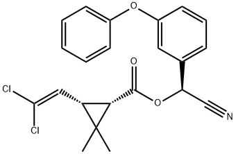 高效氯氰菊酯(异构体混合物) 结构式