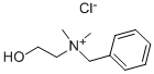 苄基二甲基(2-羟乙基)氯化铵 结构式