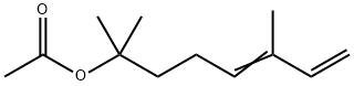2,6-二甲基-5,7-辛二烯-2-醇乙酸酯 结构式