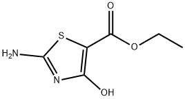 2-氨基-4-羟基噻唑-5-羧酸乙酯 结构式