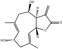 2ALPHA-羟基泽兰内酯 结构式