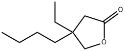 4,5-Dihydro-4-butyl-4-ethyl-2(3H)-furanone 结构式