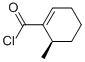 1-Cyclohexene-1-carbonyl chloride, 6-methyl-, (R)- (9CI) 结构式