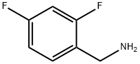 2,4-二氟苄胺 结构式