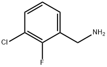 3-氯-2-氟苄胺 结构式