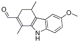 4,9-dihydro-6-methoxy-1,4-dimethyl-3H-carbazole-2-carbaldehyde 结构式