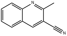 2-甲基喹啉-3-腈 结构式