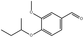 4-(仲丁氧基)-3-甲氧基苯甲醛 结构式