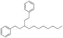 1-Phenyl-3-(2-phenylethyl)undecane 结构式