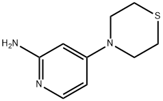 2-AMINO-4-(4-THIOMORPHOLINYL)PYRIDINE 结构式