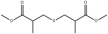 3,3'-Thiobis[2-methylpropanoic acid methyl] ester 结构式