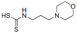 [3-(4-Morpholinyl)propyl]dithiocarbamic acid 结构式