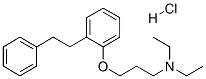 N,N-diethyl-3-(2-phenethylphenoxy)propan-1-amine hydrochloride 结构式