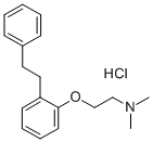 2-(2-DIMETHYLAMINOETHOXY)BIBENZYL HYDROCHLORIDE 结构式