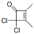 2-Cyclobuten-1-one,  4,4-dichloro-2,3-dimethyl- 结构式