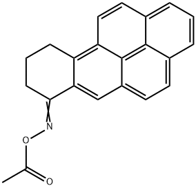 9,10-DIHYDRO-1-BENZO[A]PYRENE-7(8H)-ONE O-ACETYL OXIME 结构式