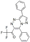 1-(2,7-diphenyl-1,4,5,9-tetrazabicyclo[4.3.0]nona-2,4,6,8-tetraen-3-yl )-2,2,2-trifluoro-ethanone 结构式