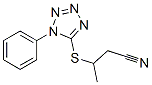3-(1-Phenyl-1H-tetrazol-5-ylthio)butyronitrile 结构式