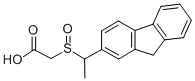 (1-(2-Fluorenyl)-aethylsulfinyl)essigsaeure [German] 结构式