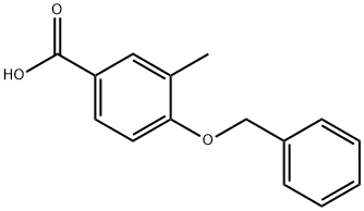 3-甲基-4-(苯基甲氧基)-苯甲酸 结构式