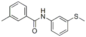 Benzamide, 3-methyl-N-[3-(methylthio)phenyl]- (9CI) 结构式