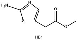 甲基2-(2-氨基噻唑-5-基)乙酸酯氢溴酸盐 结构式