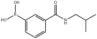 3-异丁氨基羰基苯硼酸 结构式