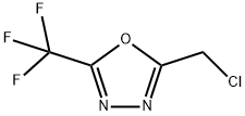 5-氯甲基-2-三氟甲基-1,3,4-噁二唑 结构式