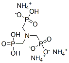 triammonium trihydrogen [nitrilotris(methylene)]trisphosphonate 结构式