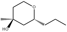 2H-Pyran-4-ol, tetrahydro-4-methyl-2-propyl-, (2R,4S)- (9CI) 结构式