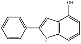 2-PHENYL-1H-INDOL-4-OL 结构式