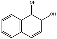 1,2-dihydroxy-1,2-dihydronaphthalene 结构式