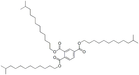 三异三癸基苯-1,2,4-三碳酸酯 结构式