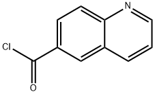 6-QUINOLINECARBONYL CHLORIDE 结构式