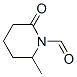 1-Piperidinecarboxaldehyde, 2-methyl-6-oxo- (9CI) 结构式
