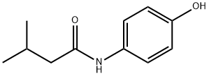 N-(4-羟基苯基)-3-甲基丁酰胺 结构式