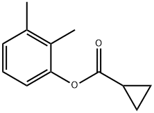 Cyclopropanecarboxylic acid, 2,3-dimethylphenyl ester (9CI) 结构式