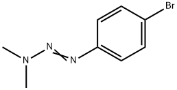 1-(4-bromophenyl)-3,3-dimethyltriazene 结构式
