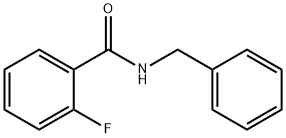 N-苄基-2-氟苯甲酰胺 结构式