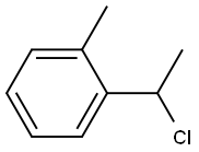 (1-Chloroethyl)methylbenzene 结构式