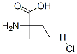 2-氨基-2-甲基丁酸盐酸盐 结构式