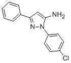 1-(4-氯苯基)-3-苯基-1H-吡唑-5-胺 结构式