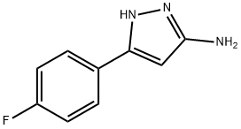 5-氨基-3-(4-氟苯基)吡唑 结构式